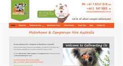 Desktop Screenshot of gallivantingoz.com.au